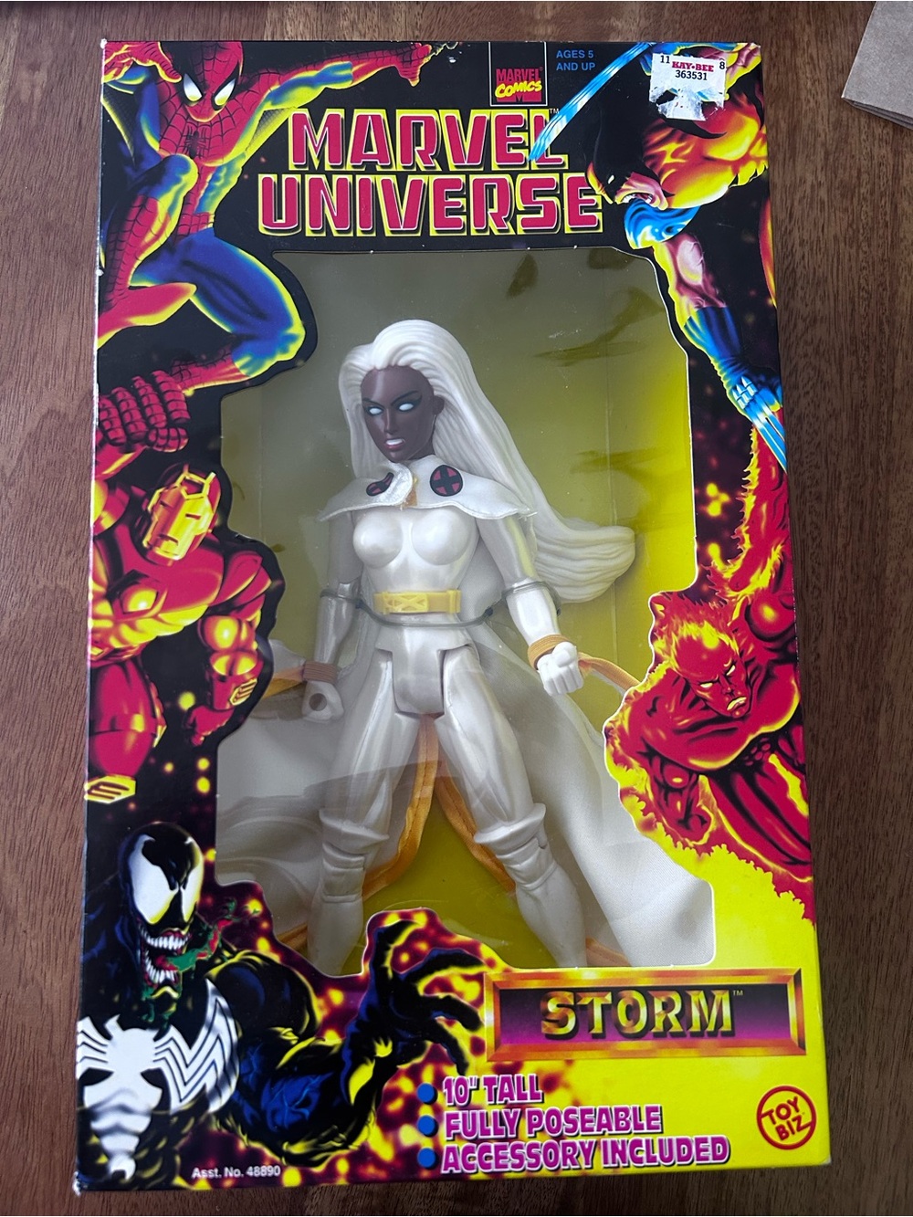 Marvel Storm Action Figure - White Costume with Yellow Accent